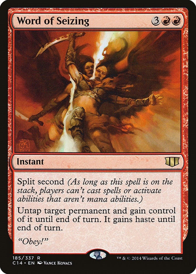 Image for Word of Seizing (185) [Commander 2014]
