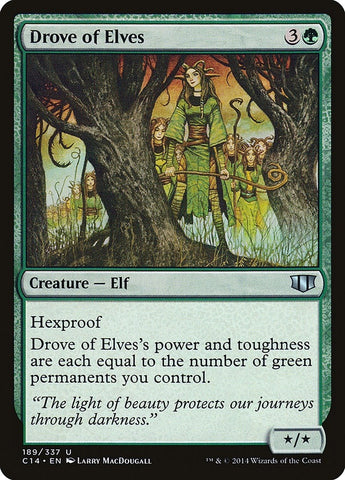 Image for Drove of Elves (189) [Commander 2014]