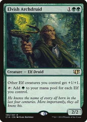 Image for Elvish Archdruid (190) [Commander 2014]