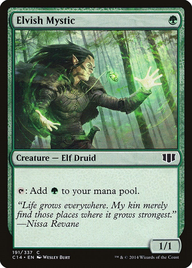 Image for Elvish Mystic (191) [Commander 2014]