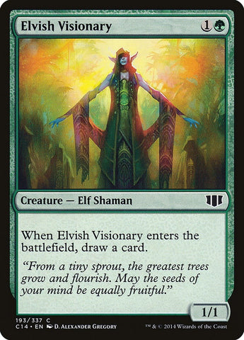 Image for Elvish Visionary (193) [Commander 2014]