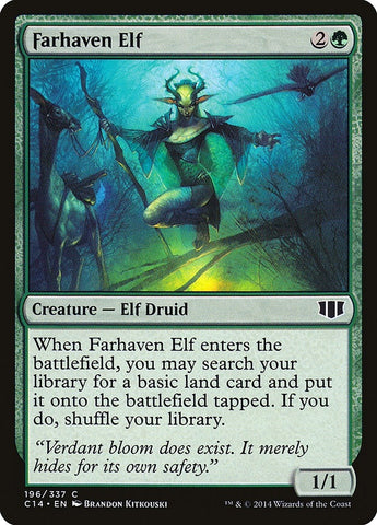 Image for Farhaven Elf (196) [Commander 2014]