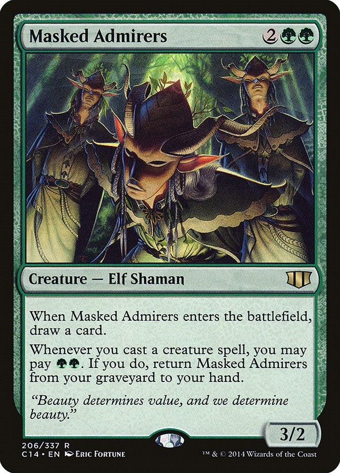 Image for Masked Admirers (206) [Commander 2014]