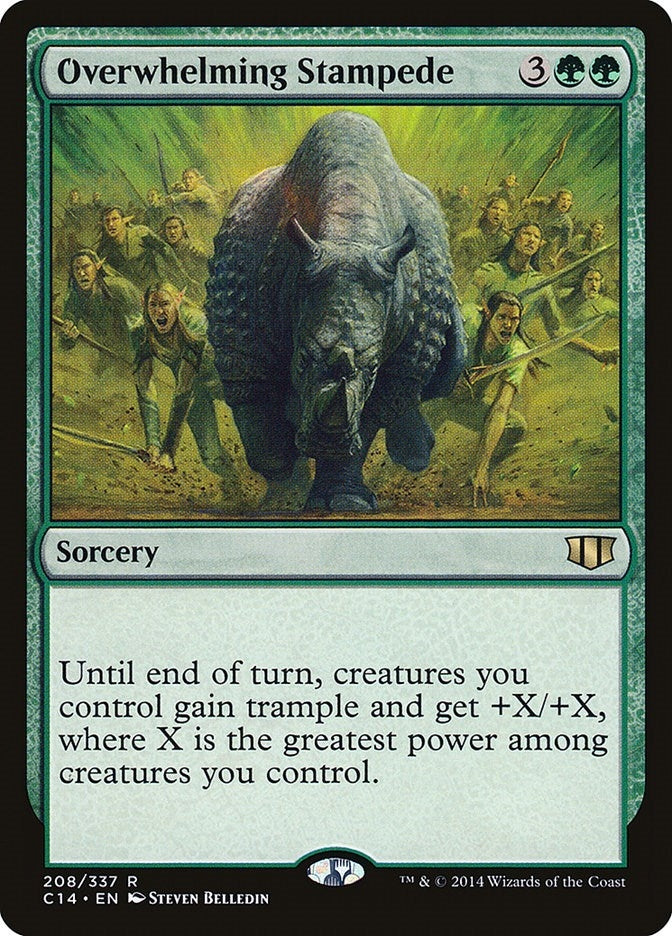 Image for Overwhelming Stampede (208) [Commander 2014]