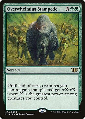 Image for Overwhelming Stampede (208) [Commander 2014]