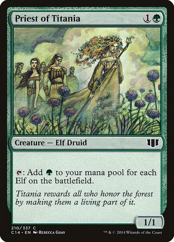 Image for Priest of Titania (210) [Commander 2014]