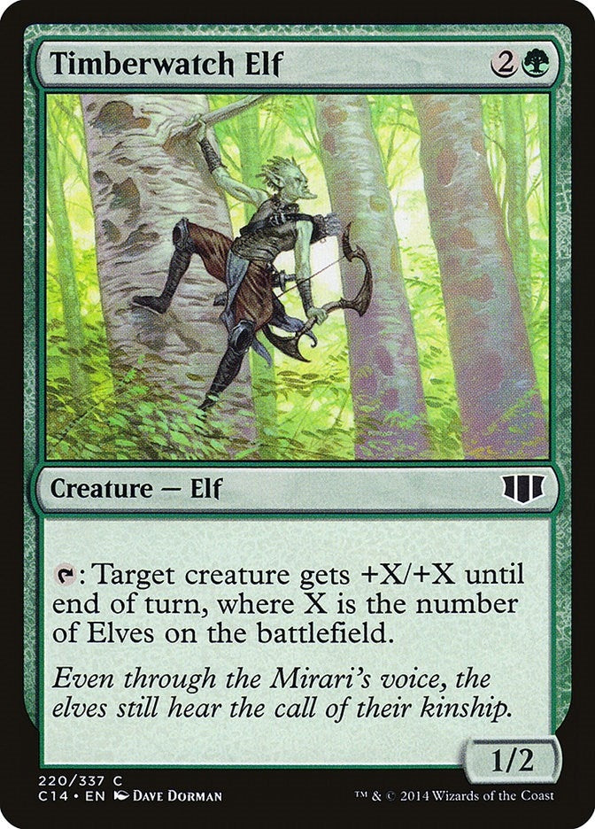 Image for Timberwatch Elf (220) [Commander 2014]