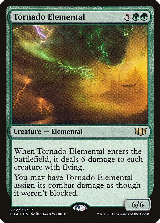 Image for Tornado Elemental (222) [Commander 2014]