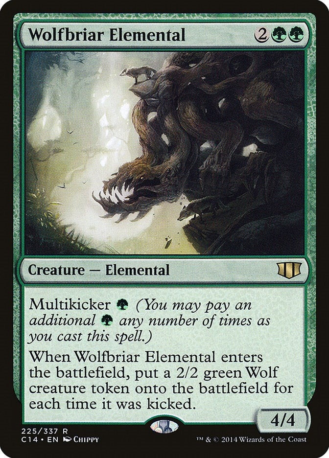 Image for Wolfbriar Elemental (225) [Commander 2014]