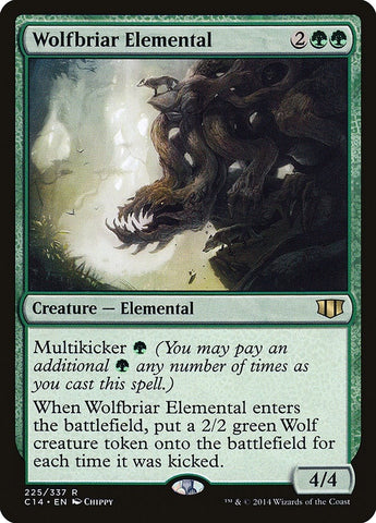 Image for Wolfbriar Elemental (225) [Commander 2014]