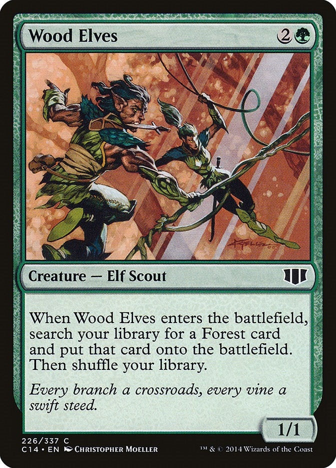 Image for Wood Elves (226) [Commander 2014]