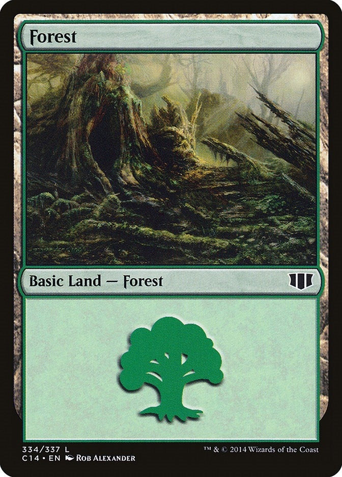 Image for Forest (334) (334) [Commander 2014]