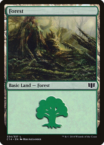 Image for Forest (334) (334) [Commander 2014]