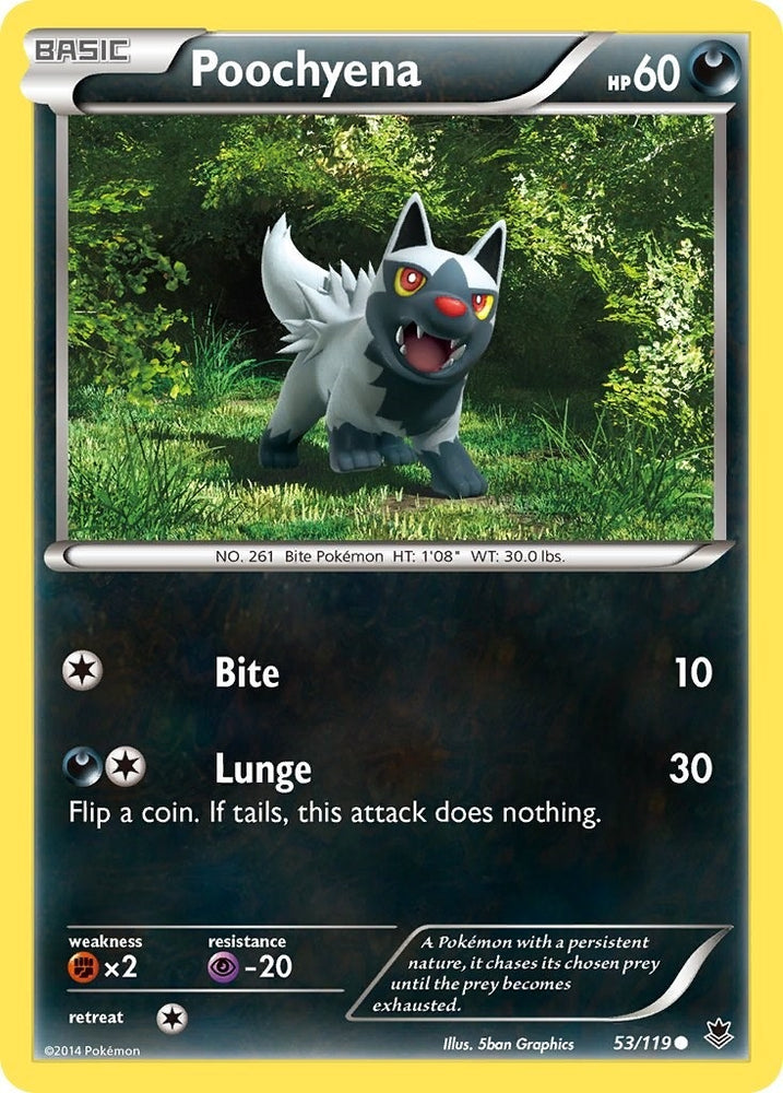 Image for Poochyena (53/119) [XY - Phantom Forces]