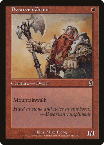Image for Dwarven Grunt (185) [Odyssey]