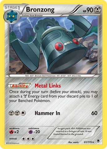 Image for Bronzong (61/119) [XY - Phantom Forces]