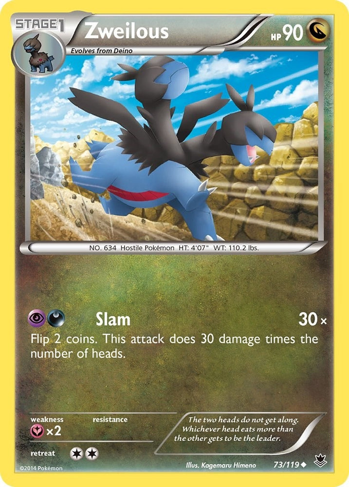 Image for Zweilous (73/119) [XY - Phantom Forces]