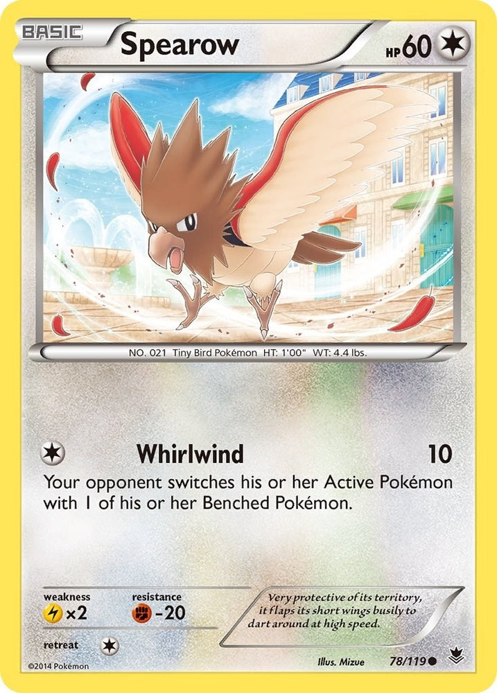 Image for Spearow (78/119) [XY - Phantom Forces]