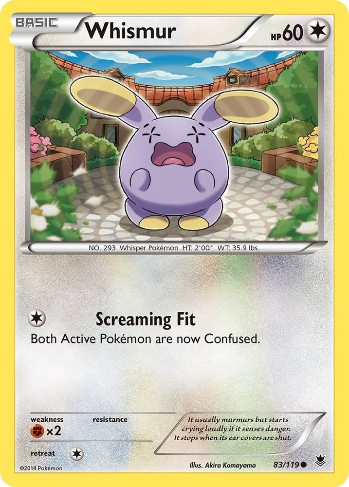 Image for Whismur (83/119) [XY - Phantom Forces]