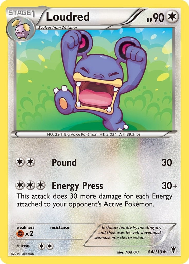 Image for Loudred (84/119) [XY - Phantom Forces]