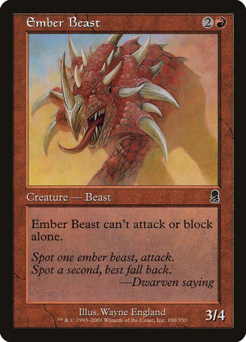 Image for Ember Beast (190) [Odyssey]