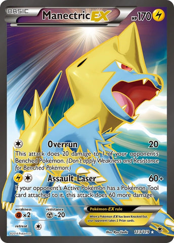 Image for Manectric EX (113 Full Art) (113/119) [XY - Phantom Forces]