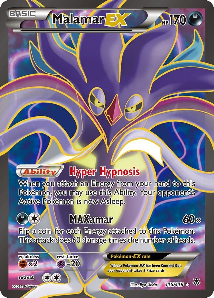 Image for Malamar EX (115 Full Art) (115/119) [XY - Phantom Forces]