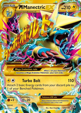 Image for M Manectric EX (120 Secret Rare) (120/119) [XY - Phantom Forces]