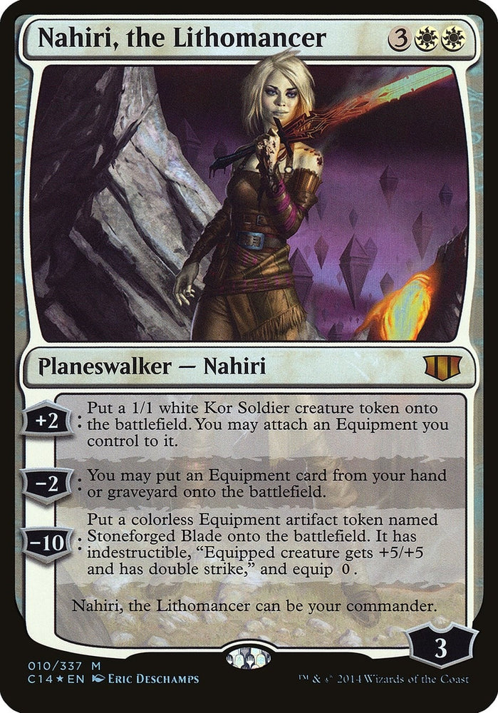 Image for Nahiri, the Lithomancer (Commander 2014) (10) [Oversize Cards]