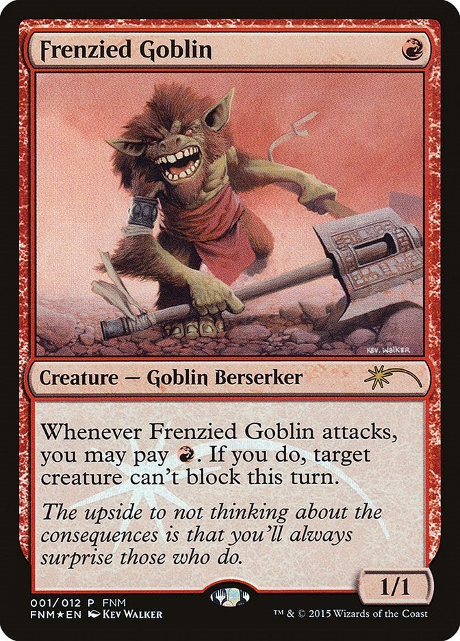 Image for Frenzied Goblin (1) [FNM Promos]