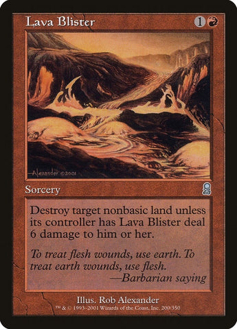 Image for Lava Blister (200) [Odyssey]