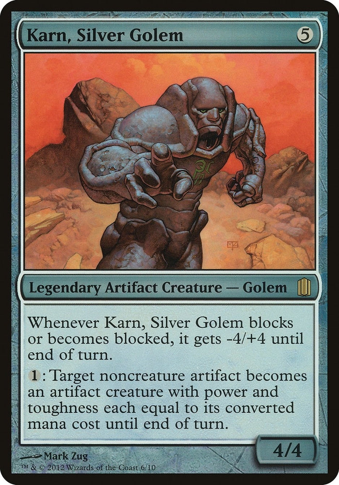 Image for Karn, Silver Golem (Commander's Arsenal) [Oversize Cards]