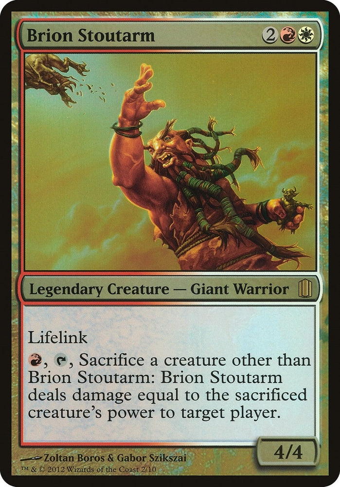 Image for Brion Stoutarm (Commander's Arsenal) [Oversize Cards]