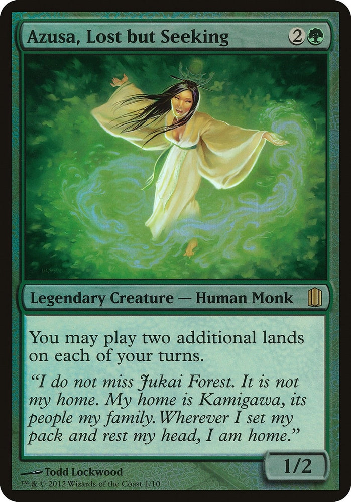Image for Azusa, Lost but Seeking (Commander's Arsenal) [Oversize Cards]