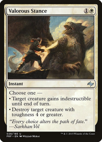 Image for Valorous Stance (28) [Fate Reforged]