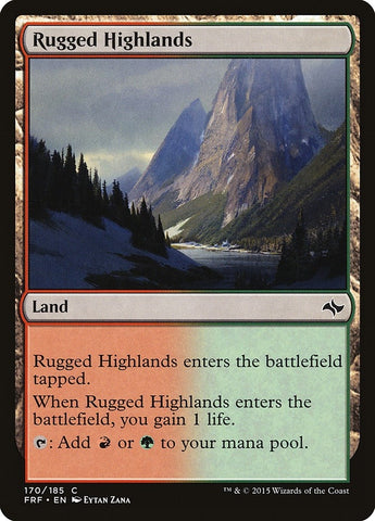 Image for Rugged Highlands (170) [Fate Reforged]