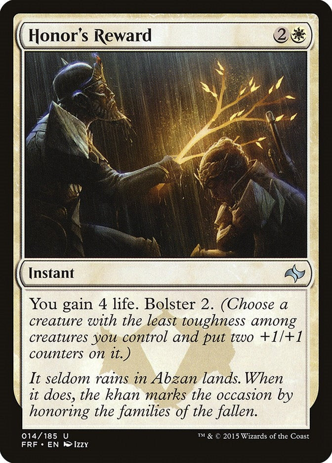 Image for Honor's Reward (14) [Fate Reforged]
