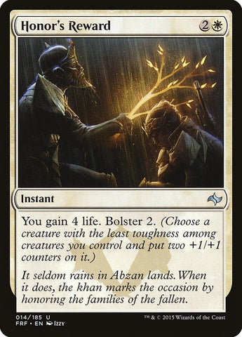 Image for Honor's Reward (14) [Fate Reforged]