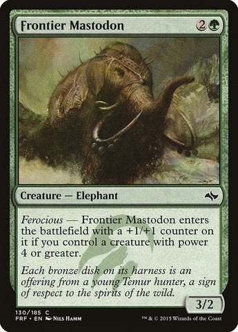 Image for Frontier Mastodon (130) [Fate Reforged]