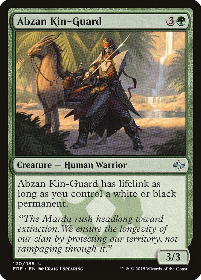 Image for Abzan Kin-Guard (120) [Fate Reforged]