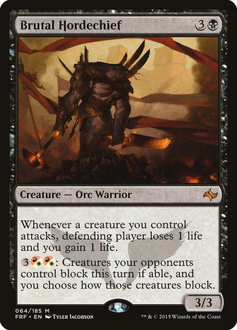 Image for Brutal Hordechief (64) [Fate Reforged]