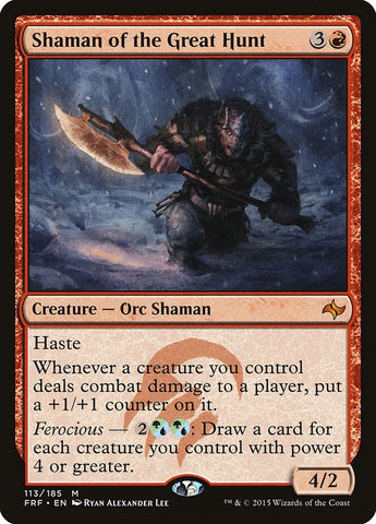 Image for Shaman of the Great Hunt (113) [Fate Reforged]