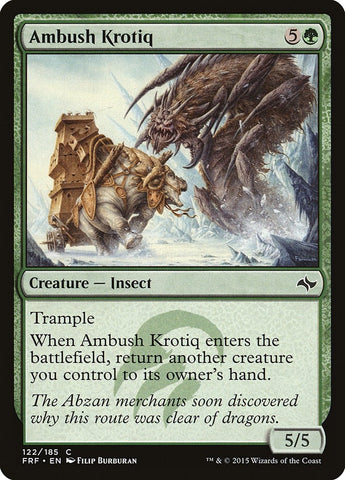 Image for Ambush Krotiq (122) [Fate Reforged]