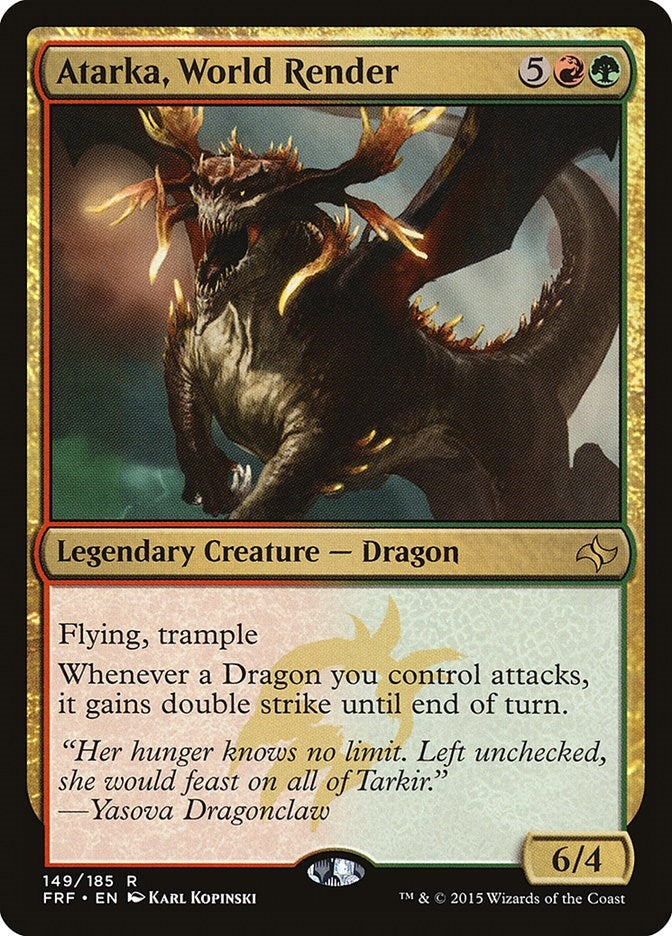 Image for Atarka, World Render (149) [Fate Reforged]