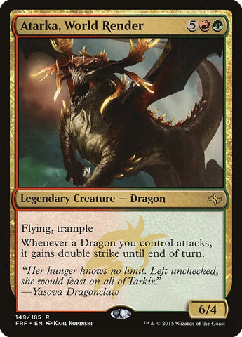Image for Atarka, World Render (149) [Fate Reforged]