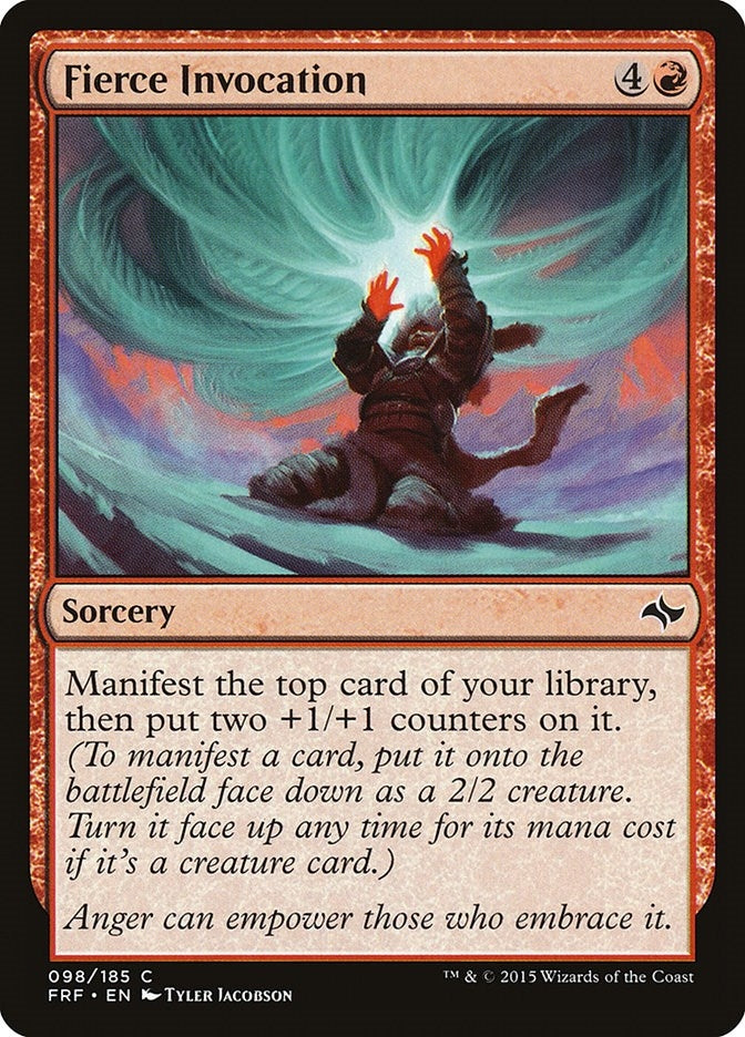 Image for Fierce Invocation (98) [Fate Reforged]