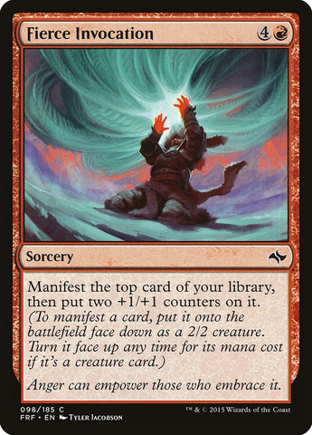 Image for Fierce Invocation (98) [Fate Reforged]