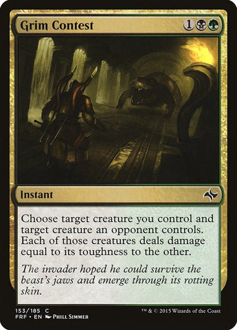 Image for Grim Contest (153) [Fate Reforged]