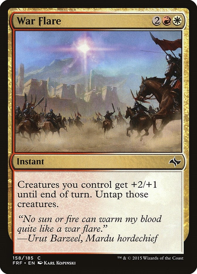 Image for War Flare (158) [Fate Reforged]