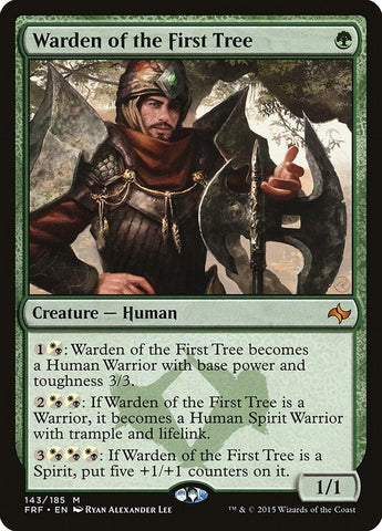 Image for Warden of the First Tree (143) [Fate Reforged]